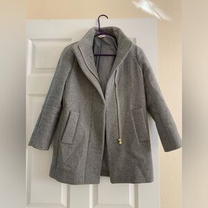 Gray pea coat